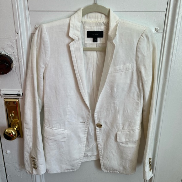 J. Crew Jackets & Blazers - J. Crew White Jacket Size 00